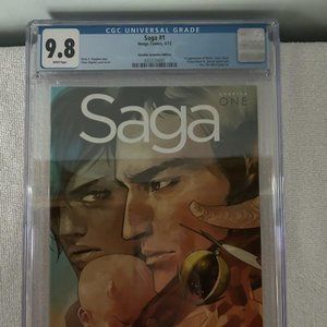 Comics Saga #1 Retailer Incentive Variant + Saga #1 Issue First Printing + More
